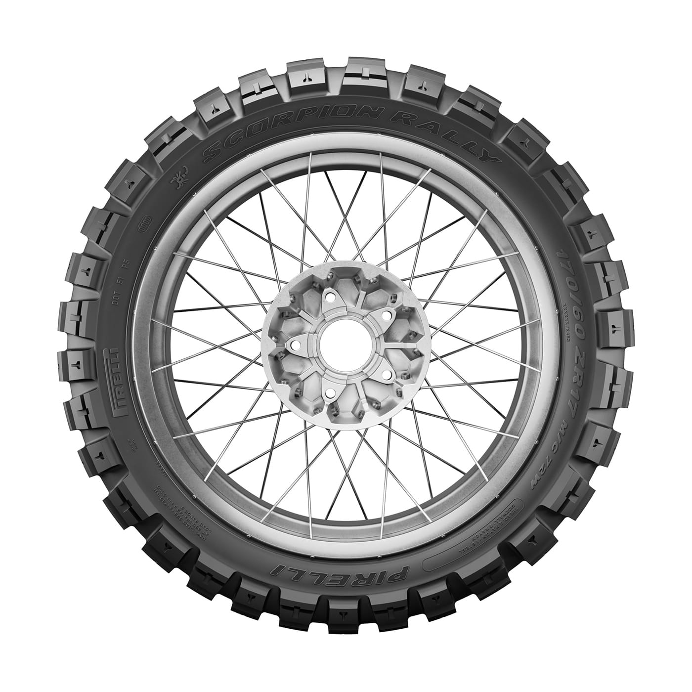 PIRELLI MOTO 150/70R18 M/C 72V M+S TL SCORPION RALLY - Imagen 2
