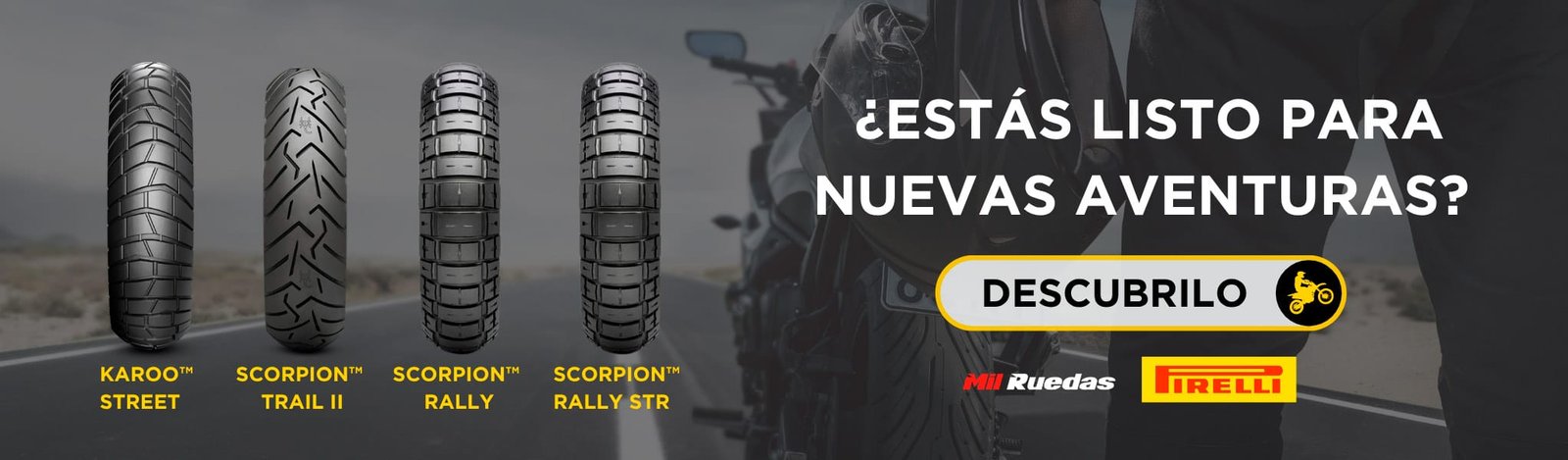 Estas Listo para Nuevas Aventuras? Neumáticos para Moto